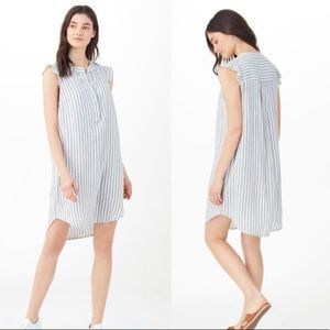 Splendid Pirouette Striped Henley Dress XL